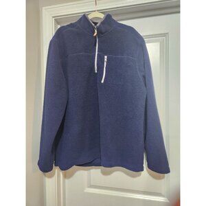 G.H. Bass & Co. Dark Blue Fleece Jacket